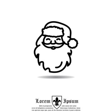 Noel Baba basit simgesi