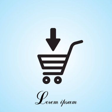 Alışveriş arabası simgesi