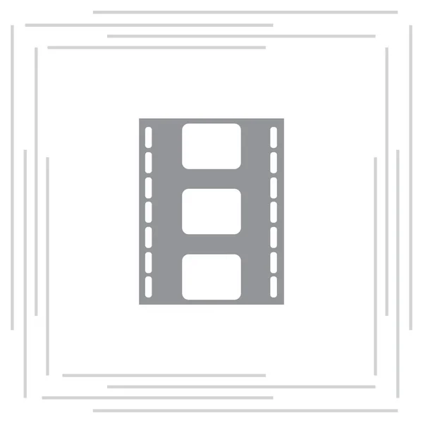 Web icoon van film symbool — Stockvector