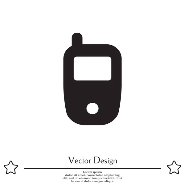 Teléfono celular icono simple — Archivo Imágenes Vectoriales