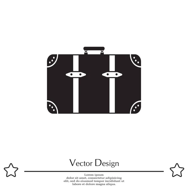 Baggage icon illustration — Stock Vector
