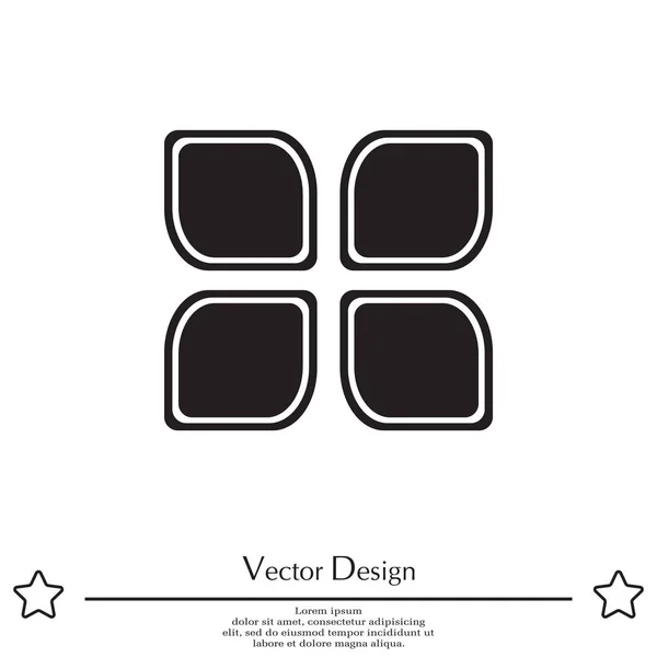 Icono del blog web — Vector de stock