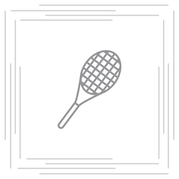 Tenisz ütő ikon — Stock Vector
