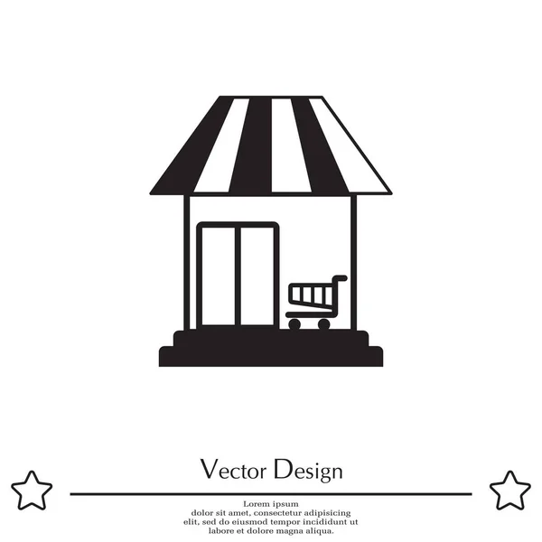 Shopping store icon — Stock Vector