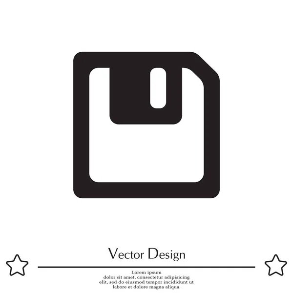 Icono de disquete — Vector de stock