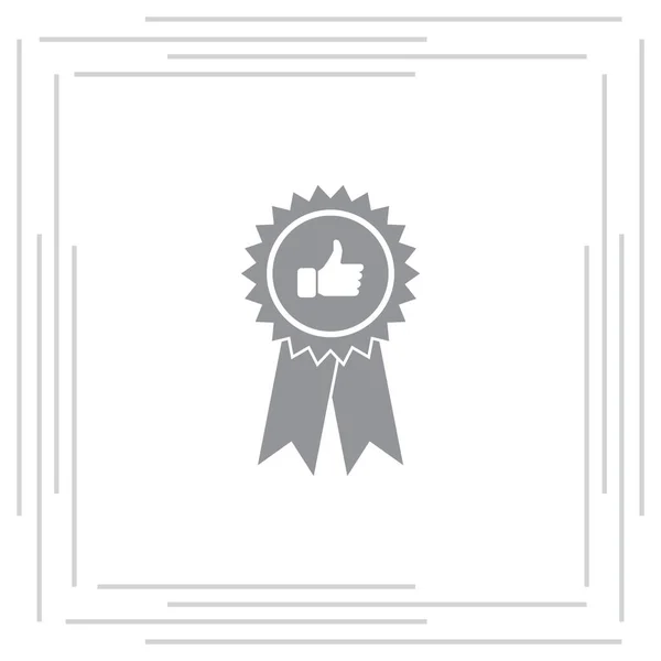 Ikona webové ocenění — Stockový vektor