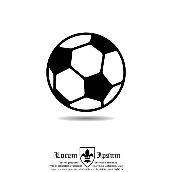 Икона футбола . — стоковый вектор