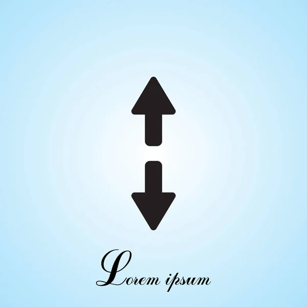 Line icon. Arrows — Stock Vector
