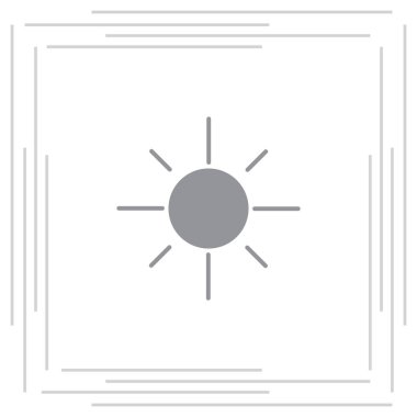 Güneş Düz Simgesi