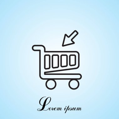 Alışveriş arabası simgesi