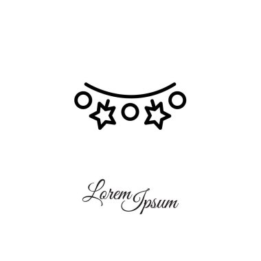 Noel ışıkları simgeler