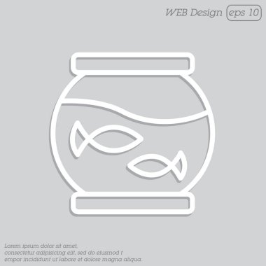 Akvaryum balık simgesiyle