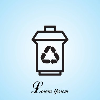  geri dönüşüm sembolü simgesi