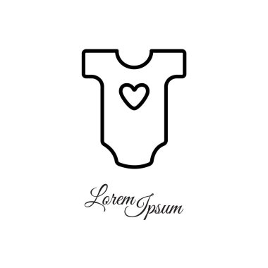 Bebek Giyim basit simgesi