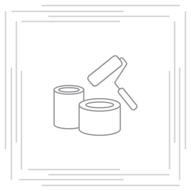 boya ve silindir simgesi 