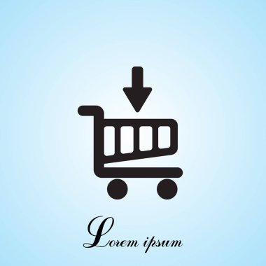 Alışveriş arabası simgesi