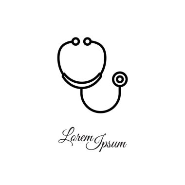 Stetoskop web satırı simgesi