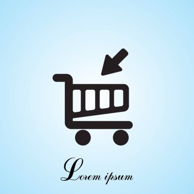 Alışveriş arabası simgesi