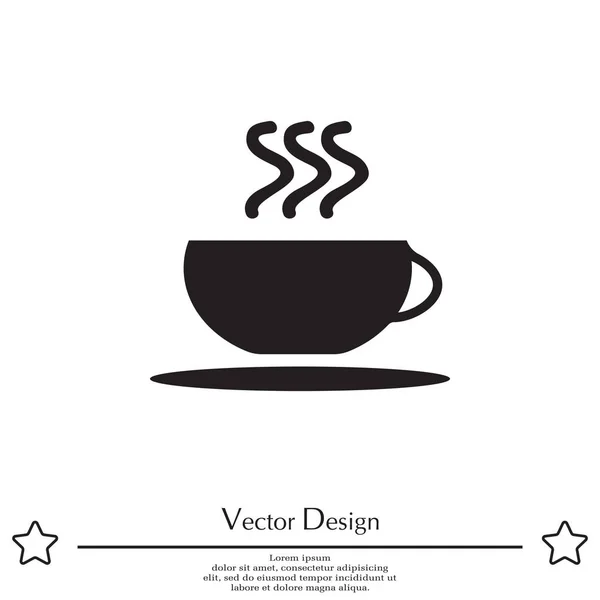 Taza de café icono — Vector de stock