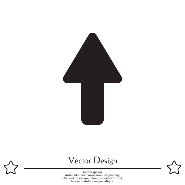 Arrow symbol icon — Stock Vector