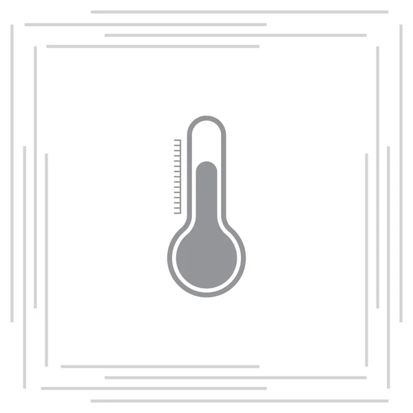 温度計の web アイコン — ストックベクタ