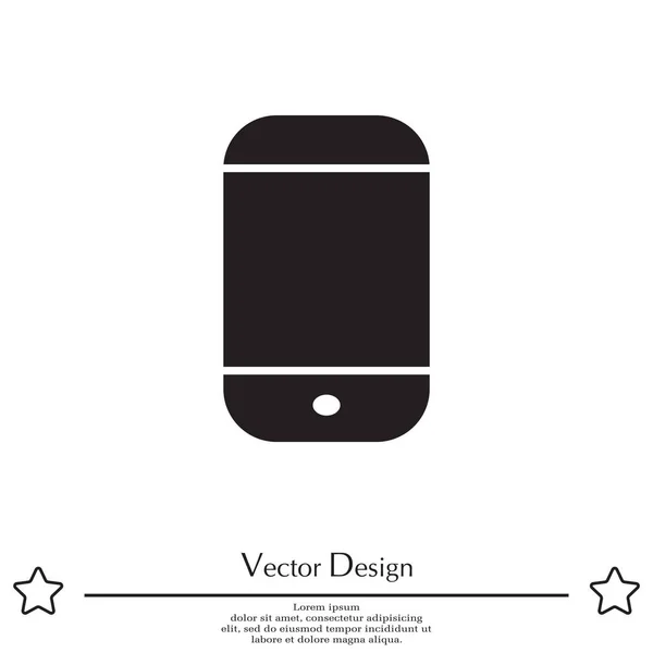 Ilustração do ícone do smartphone — Vetor de Stock