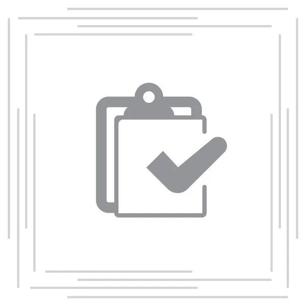 Clipboard ícone simples —  Vetores de Stock