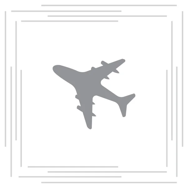 Avión icono simple — Archivo Imágenes Vectoriales