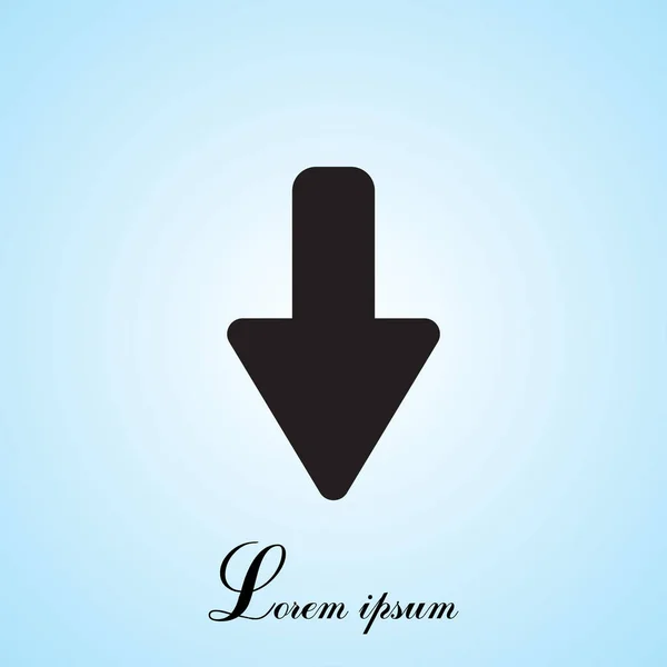 Icono de símbolo de flecha — Vector de stock