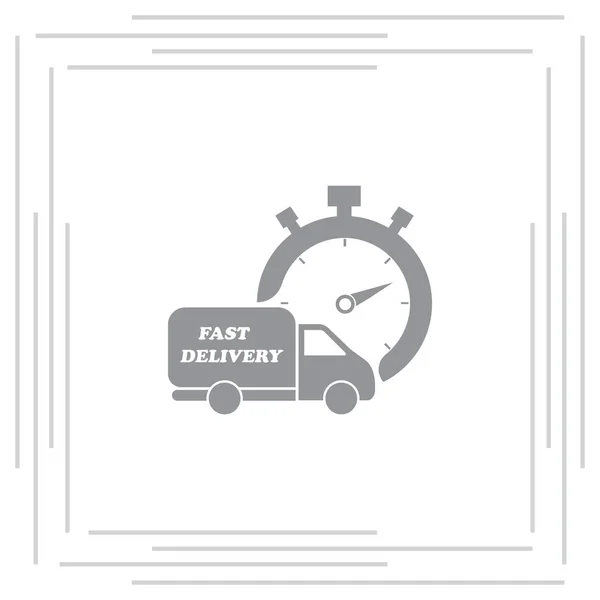Icono de entrega rápida — Archivo Imágenes Vectoriales