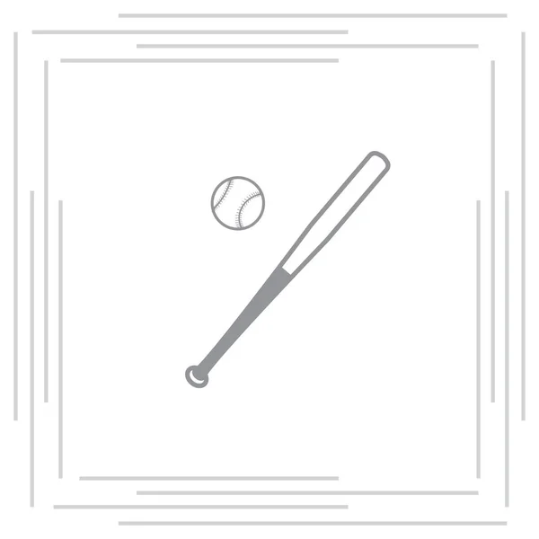 Baseball-Ikone — Stockvektor