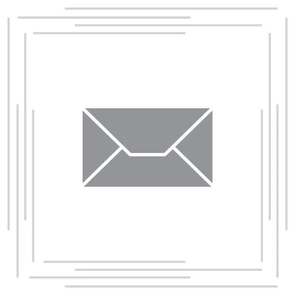 Enveloppe icône simple — Image vectorielle