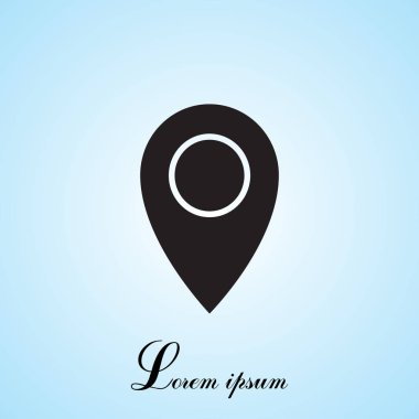 Harita işaretleyici satır simgesi