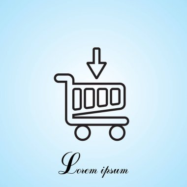 Alışveriş arabası simgesi