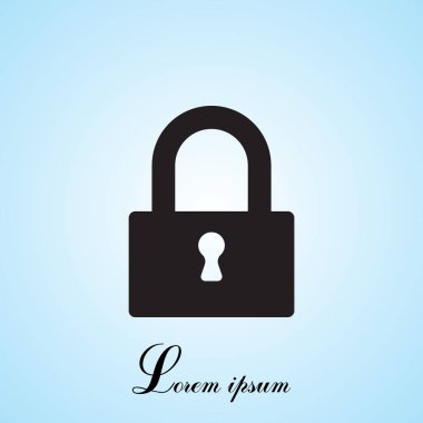 Asma kilit satırı simgesi