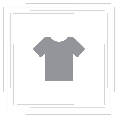 Tişört Düz Simgesi