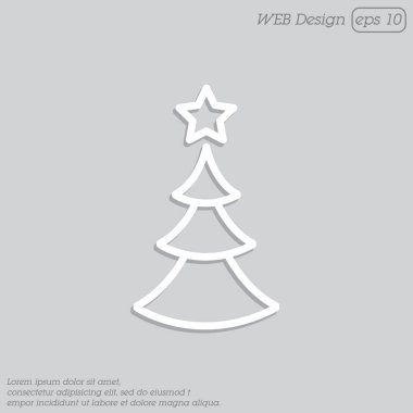 Noel ağacı simgesini 
