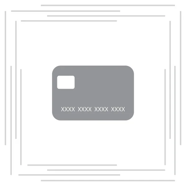 クレジットカードのアイコン — ストックベクタ