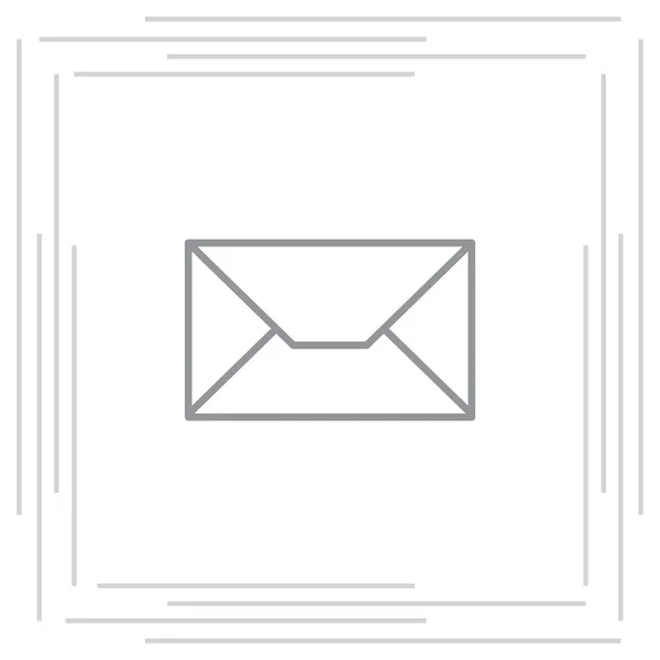 Mensaje de correo icono — Vector de stock