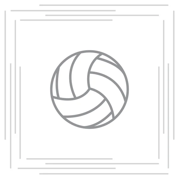 Volleyball-Ikone — Stockvektor