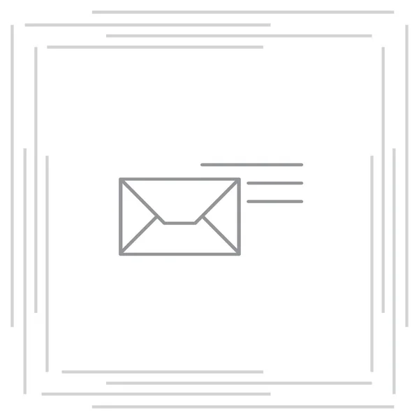 Ícone de linha de correio — Vetor de Stock