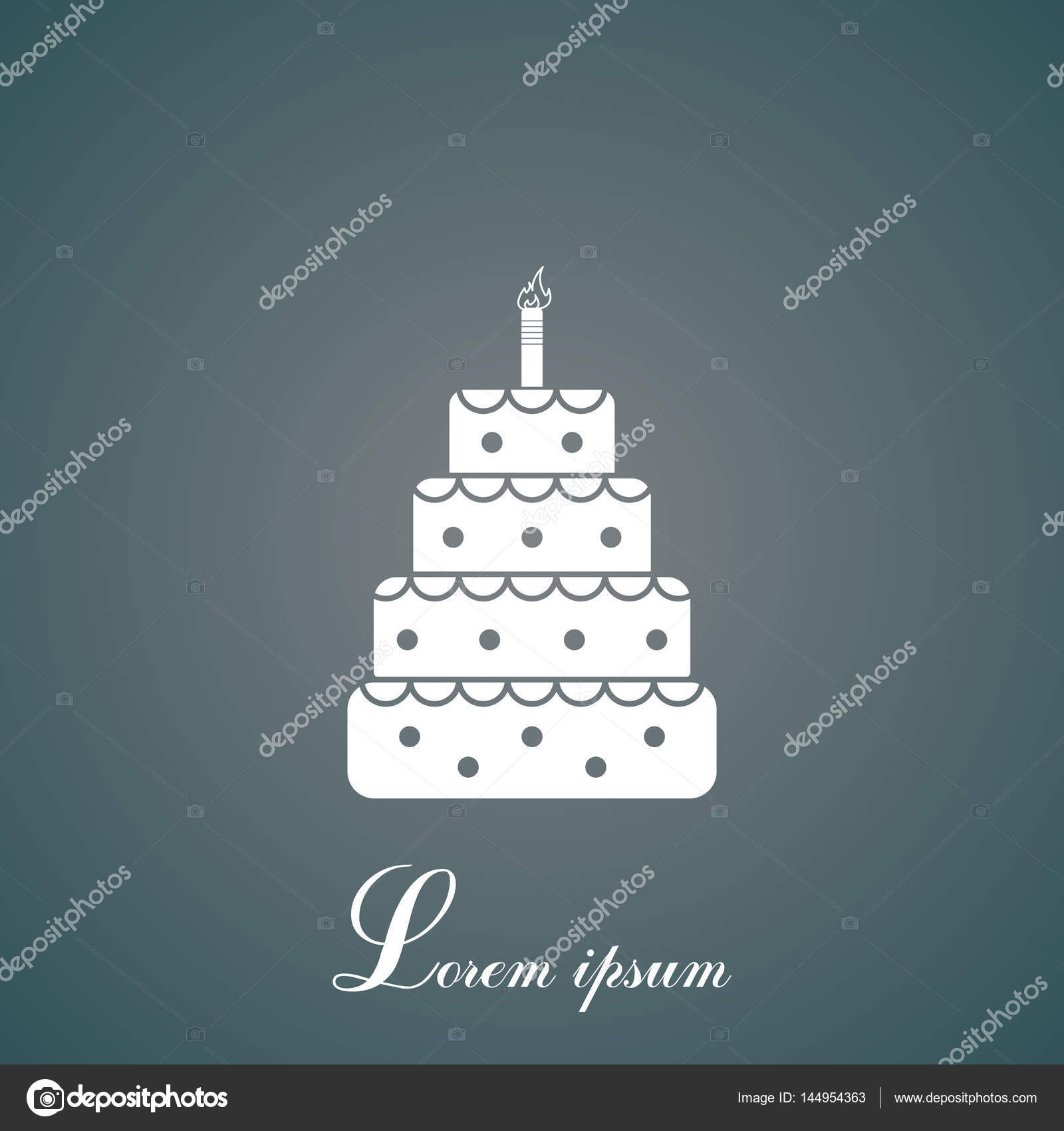 Gateau D Anniversaire Icone Web Image Vectorielle Par Ppvector C Illustration Gateau D Anniversaire Icone Web Image Vectorielle Par Ppvector C Illustration