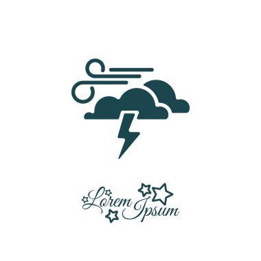 rüzgarlı hava simgesi