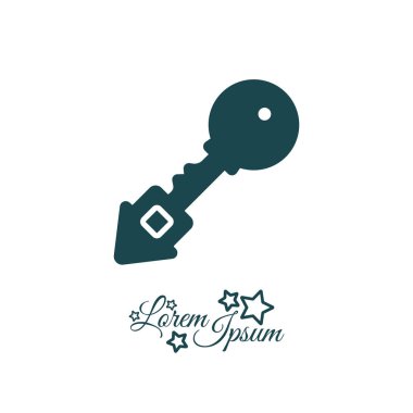 Anahtar basit simgesi