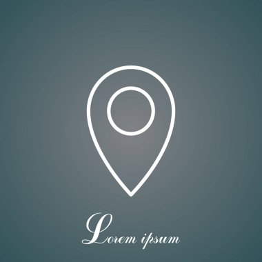 harita işaretçi simgesi