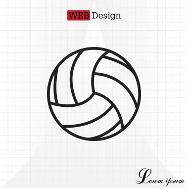 Voleybol topu simgesini
