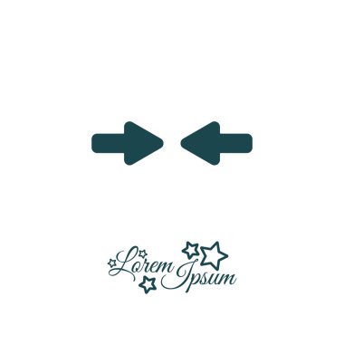 sol ve sağ okları simge