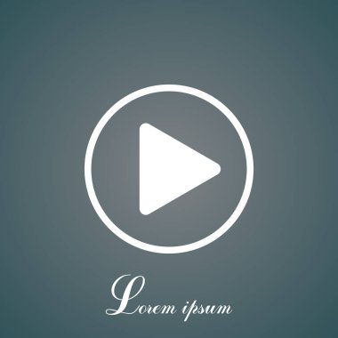 düğme web simgesi oynamak