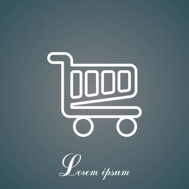 alışveriş sepeti (sepet) simgesi