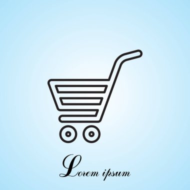 alışveriş sepeti (sepet) simgesi